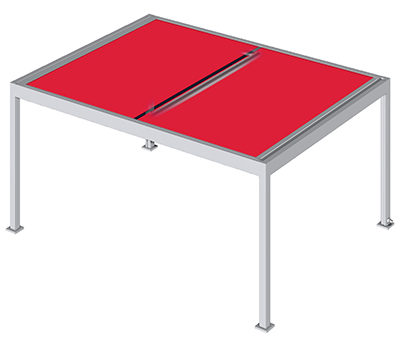 Stoffdach Lamaxa L50 Tex - Warema Lamellendächer